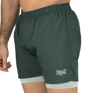 short 2en1 everlast split de poliester