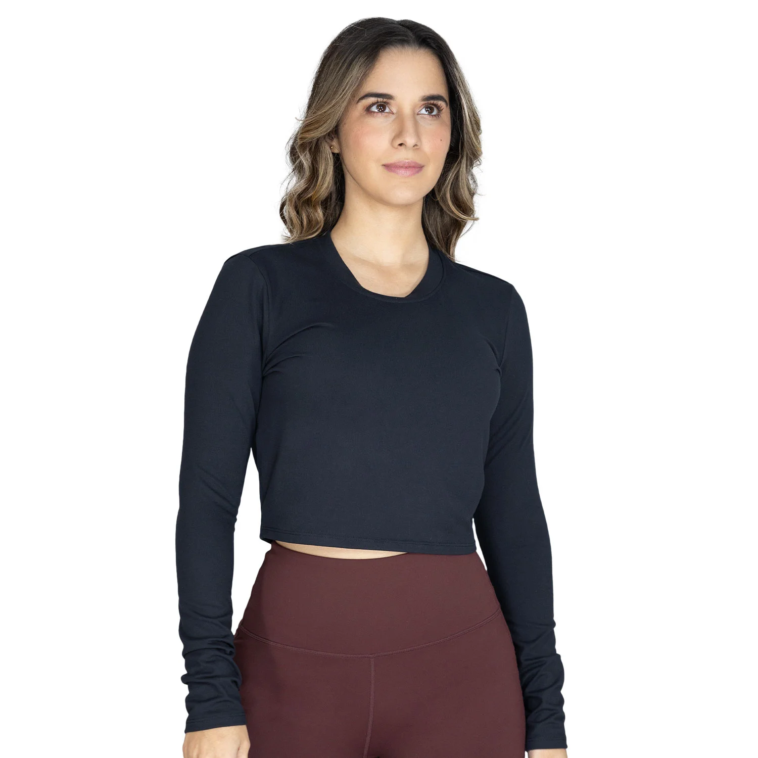 Crop L/S Fem Poly/Spx Everlast Journey crop l s fem poly spx everlast journey 3 4