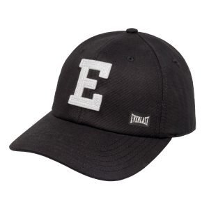 Gorra Everlast Bobcat negra con logo bordado
