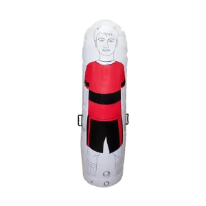 Barrera Futbol Inflable 180cm Blanco y Negro