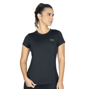 Ofertas Camiseta deportiva Everlast Impact negro mujer manga corta