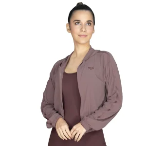 Chaqueta Everlast Moka Lumen mujer con capucha crop jacket