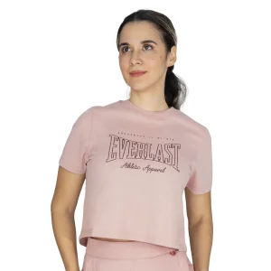 Ofertas Crop top mujer rosa Everlast Greatness vista frontal