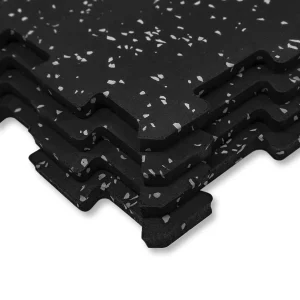Ofertas Piso Caucho Gimnasio Runic Interconectable 4 Piezas 50x50 cm