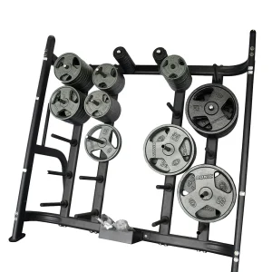 Rack Barras Platos para Levantamiento de Pesas