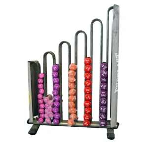 Rack para Mancuernas con Acabado en Vinil