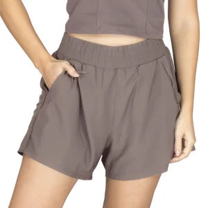 Ofertas Short Lumen Moka Everlast para mujer, color moka