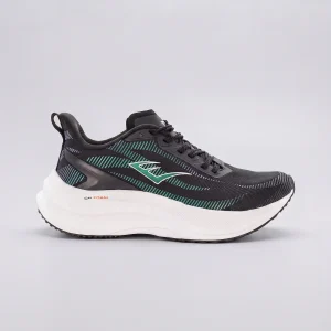 Zapatillas Elite Axton-D1 Everlast para dama en color Negro/Blanco, vista lateral