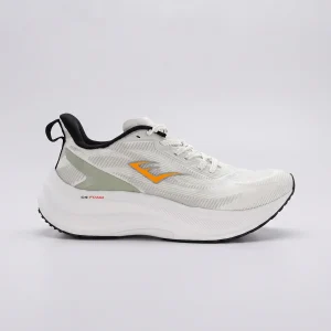 Zapatillas Elite Axton-D5 Everlast para dama en color Gris claro/Blanco/Negro, vista lateral