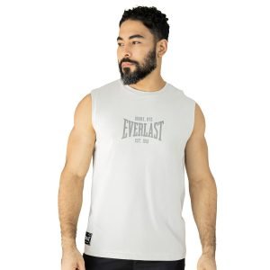Ofertas Camiseta sin mangas blanca Everlast Essentials para hombre