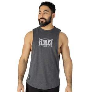 Ofertas Camiseta sin mangas Everlast Legacy gris para hombre, tallas S a XL