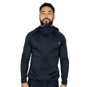 Ofertas Chaqueta deportiva hombre Everlast Scuba color negro con capucha
