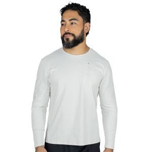 Ofertas Camiseta manga larga hombre Everlast Waypoint blanca