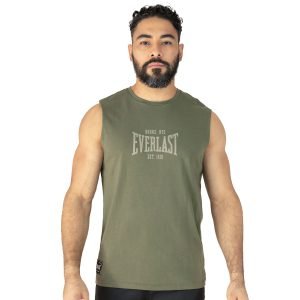 Ofertas Camiseta sin mangas verde Everlast Essentials para hombre
