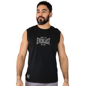 Ofertas Camiseta sin mangas negra Everlast Essentials para hombre