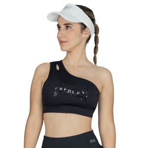 Ofertas Top deportivo un hombro Everlast Off-Shoulder negro para mujer