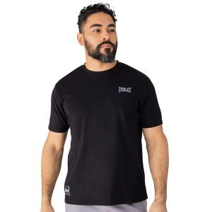Ofertas Camiseta poliester 1910 Everlast negra para hombre